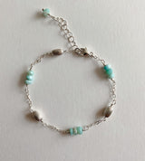 SOULFUL HEART LARIMAR BRACELET