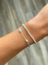 SOULFUL HEART LARIMAR BRACELET