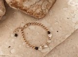 MINI MOTHER OF PEARL HEART BRACELET