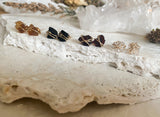 HERKIMER DIAMOND WRAP STUDS