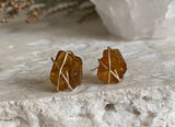 CITRINE WRAP STUDS
