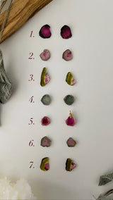 MATCHING TOURMALINE SLICES