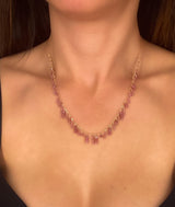 GEMSTONE SHAKER NECKLACE