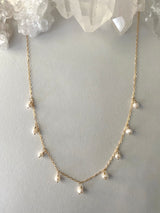 GEMSTONE DROP NECKLACE