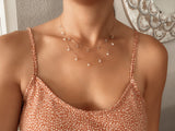 GEMSTONE DROP NECKLACE