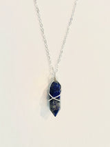 LAPIS LAZULI CRYSTAL NECKLACE