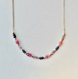 LOVE IS LOVE BIRTHSTONE NECKLACE
