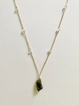 MOLDAVITE CRYSTAL NECKLACE