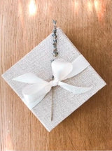 BURLAP GIFT BOX