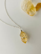 CITRINE CRYSTAL NECKLACE
