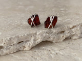GARNET WRAP STUDS
