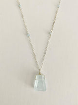 AQUAMARINE CRYSTAL NECKLACE