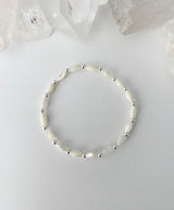 MOTHER OF PEARL SEED BRACELET
