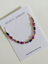 LOVE IS LOVE BIRTHSTONE NECKLACE