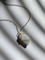 RAINBOW MOONSTONE NECKLACE