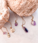 RAW AMETHYST NECKLACE
