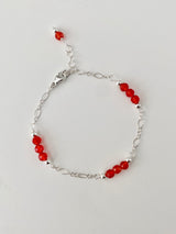 CARNELIAN GEMSTONE BRACELET