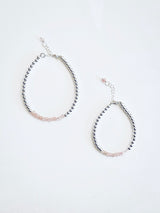 4MM CLASSIC BEAD BRACELET WITH ROSE QUARTZ
