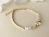 LIVE IN LOVE BIRTHSTONE BRACELET