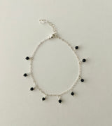 BLACK ONYX DROP BRACELET
