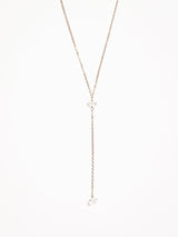 LARIAT HERKIMER DIAMOND DROP NECKLACE