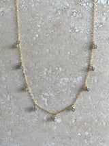 GEMSTONE DROP NECKLACE