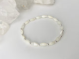 MOTHER OF PEARL SEED BRACELET
