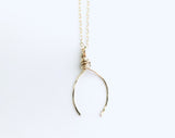 LUCKY WISHBONE NECKLACE