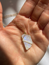 RAINBOW MOONSTONE NECKLACE