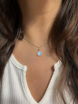 RAINBOW MOONSTONE PEAR BRIOLETTE
