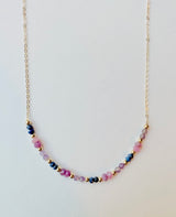 LOVE IS LOVE BIRTHSTONE NECKLACE