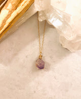 RAW AMETHYST NECKLACE