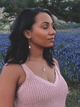 KUNZITE CRYSTAL NECKLACE