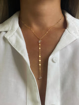 DIVINE LIGHT LARIAT NECKLACE