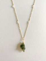 MOLDAVITE CRYSTAL NECKLACE