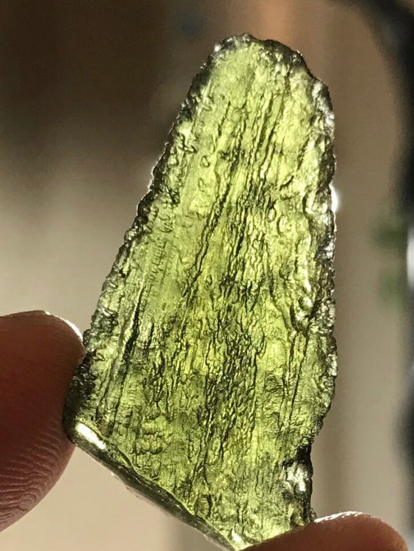 COSMIC LOVE WITH A VERY RARE CRYSTAL STRAIGHT FROM OUTER SPACE CALLED MOLDAVITE