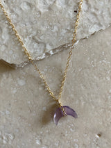 AMETHYST MOON NECKLACE